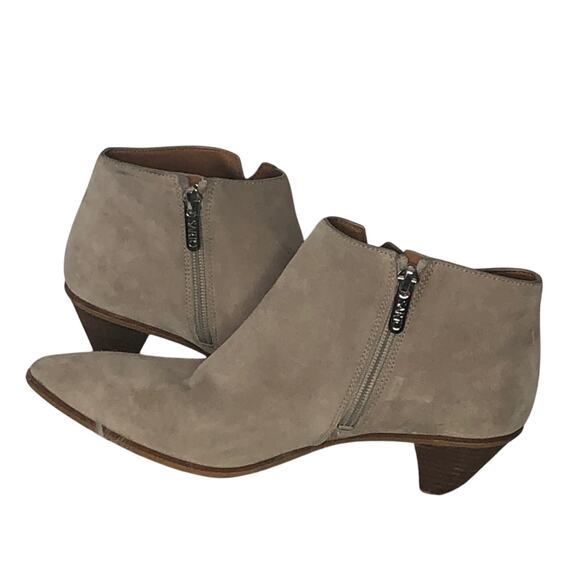 Sarto by Franco Sarto Spectra Tan Suede Pointed Toe Ankle Boots size 6.5 - Picture 14 of 16